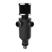 SAAS Oil Catch Can Baffle 2 X -12 AN Male Black Aluminium 500mL ST2005 - view 1