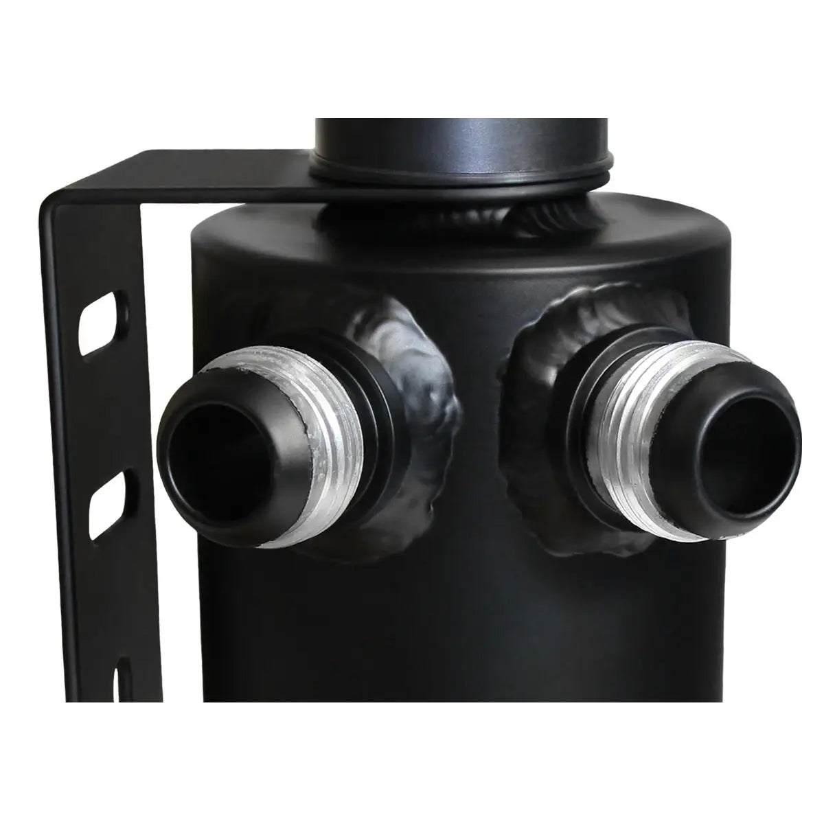SAAS Oil Catch Can Baffle 2 X -12 AN Male Black Aluminium 500mL ST2005 - view 3