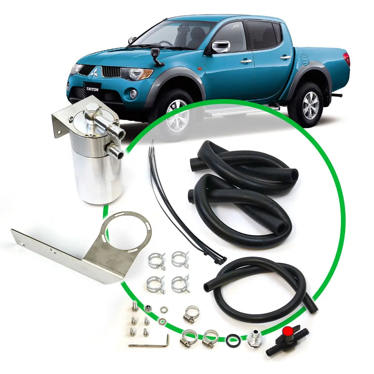 SAAS Oil Catch Tank Full Kit MN Triton 2.5L 4D56 2009-2015 ST3102B-1015 - view 1