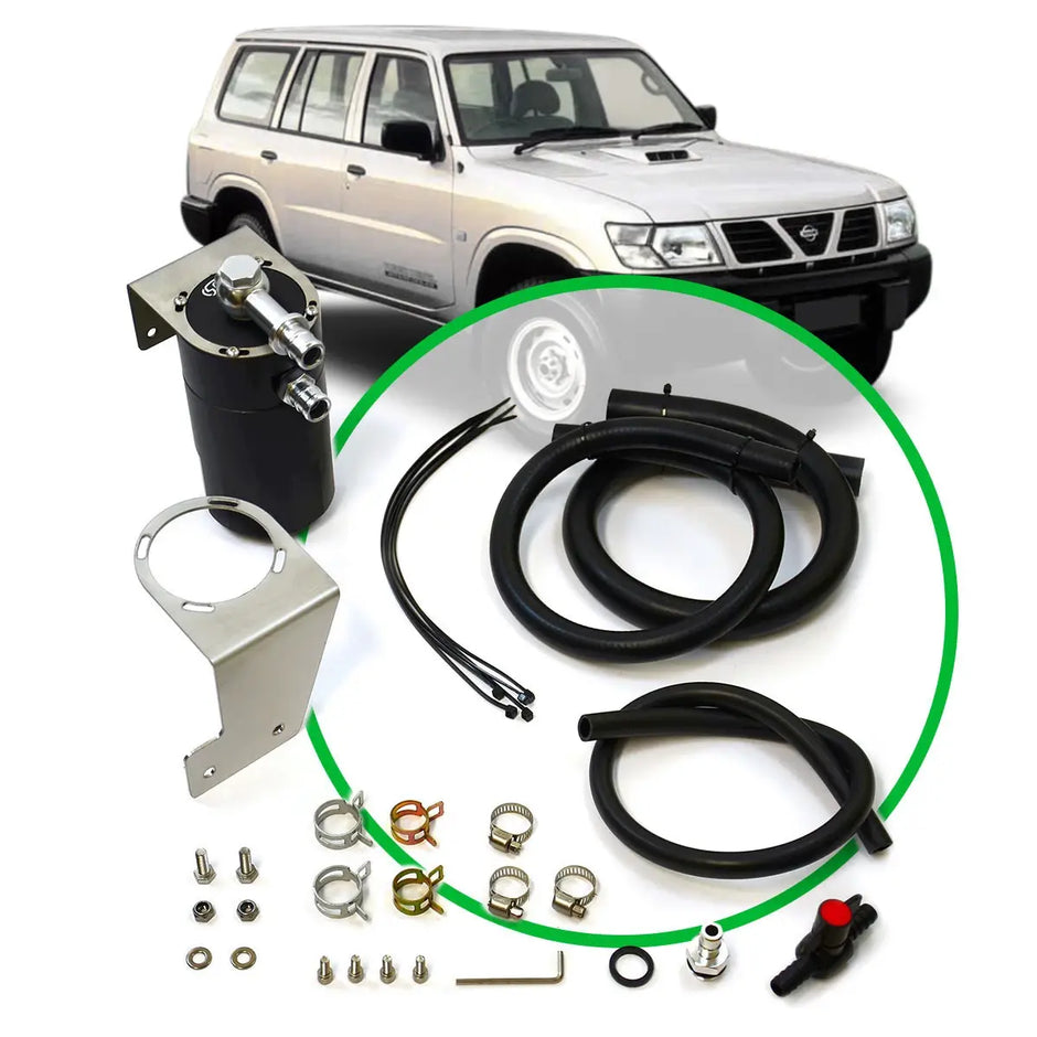 SAAS Oil Catch Tank Full Kit suit Patrol GU 4.2L 1997 - 2006 ST4101-1014 - view 1