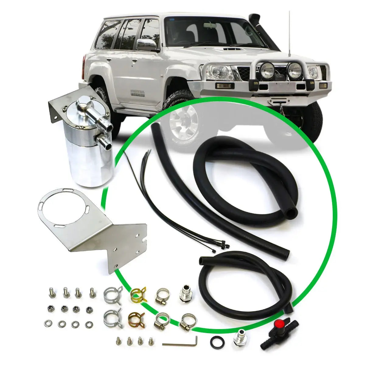 SAAS Oil Catch Tank Full Kit suit Patrol GU Y61 3.0L 2000 - 2016 ST4102-1015 - view 1