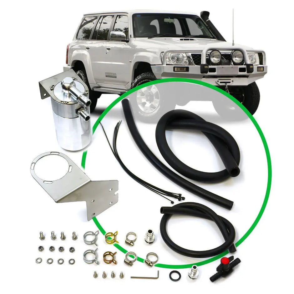 SAAS Oil Catch Tank Full Kit suit Patrol GU Y61 3.0L 2000 - 2016 ST4102-1015 - view 1