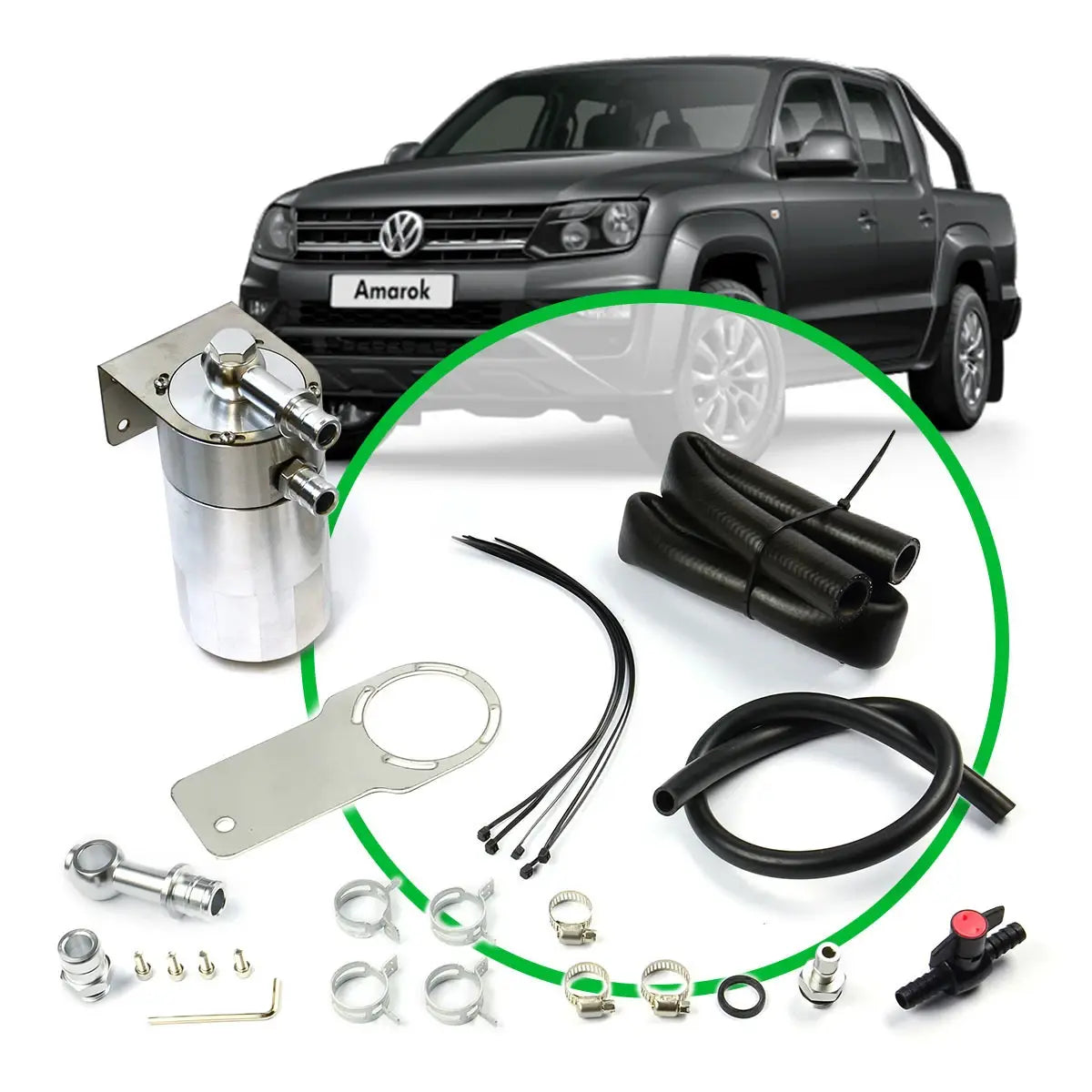 SAAS Oil Catch Tank Full Kit suit Volkswagen Amarok 2.0L 2011 on ST7101-1015 - view 1