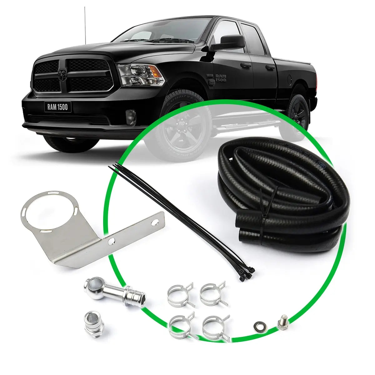 SAAS Oil Catch Tank Install Kit RAM 1500 5.7L Hemi 2015 - On ST8101 - view 1