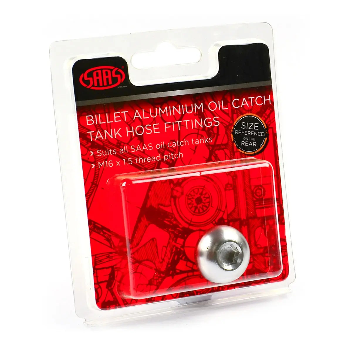 SAAS Oil Catch Tank Drain Plug Fitting STF101 - view 1