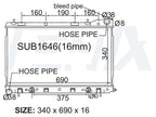 Fenix Subaru GT Forester Turbo Radiator (SEP/1998 - JUL/2002) | SUB1646-PA16A — Australian manufacturer image