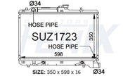 Suzuki Baleno GTX Radiator (MAR/1996 - 2003) — SUZ1723-PA16A — manufacturer main image