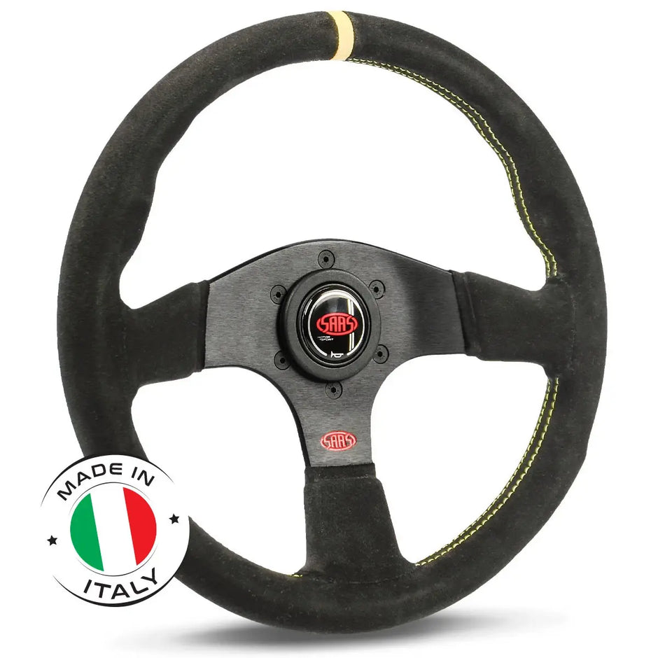 SAAS Steering Wheel Suede Corsa 13" / 330mm Indicator Contoured Grip SW30330S - view 1