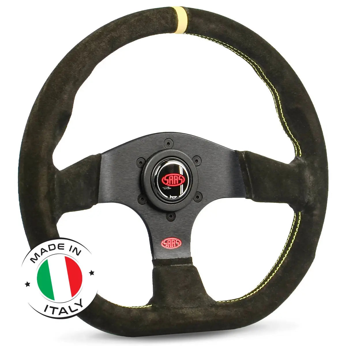 SAAS Steering Wheel Suede Pista 13