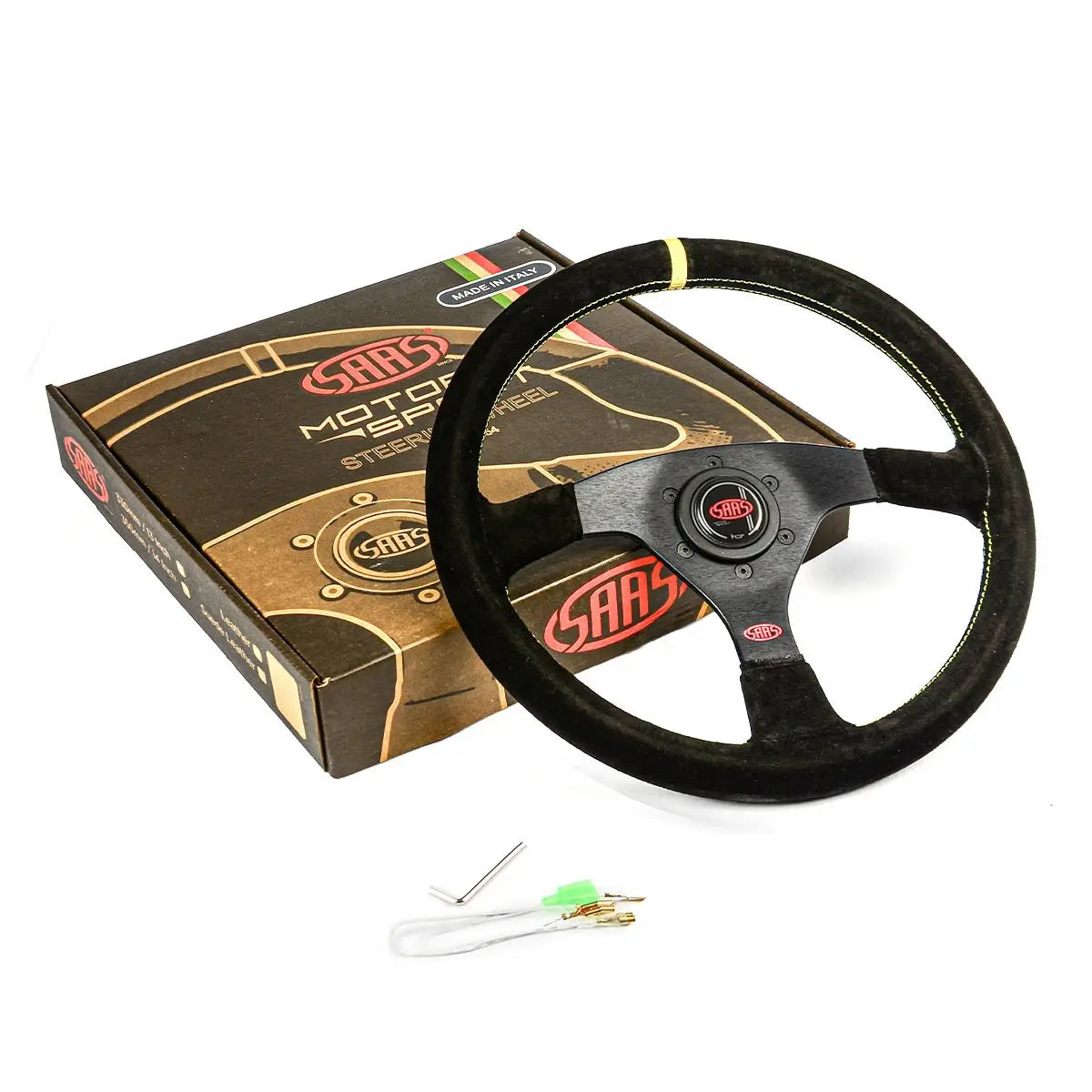 SAAS Steering Wheel Suede Sprint 14