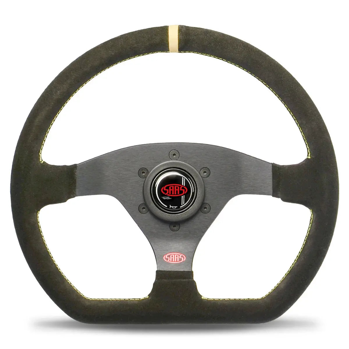 SAAS Steering Wheel Suede Racing 12.6