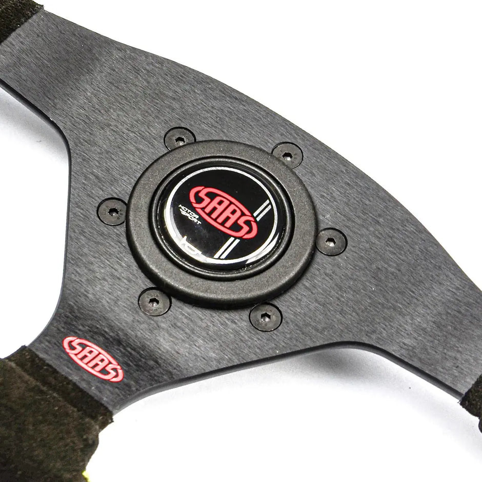 SAAS Steering Wheel Suede Racing 12.6
