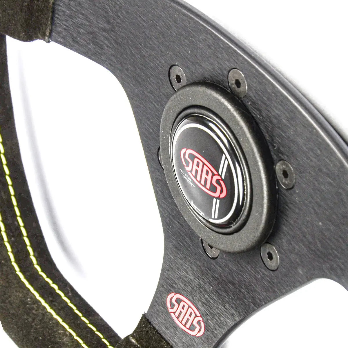 SAAS Steering Wheel Suede Racing 12.6