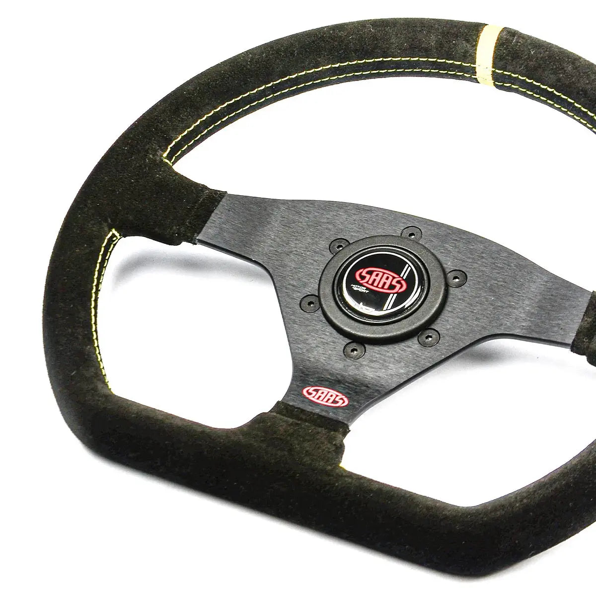 SAAS Steering Wheel Suede Racing 12.6