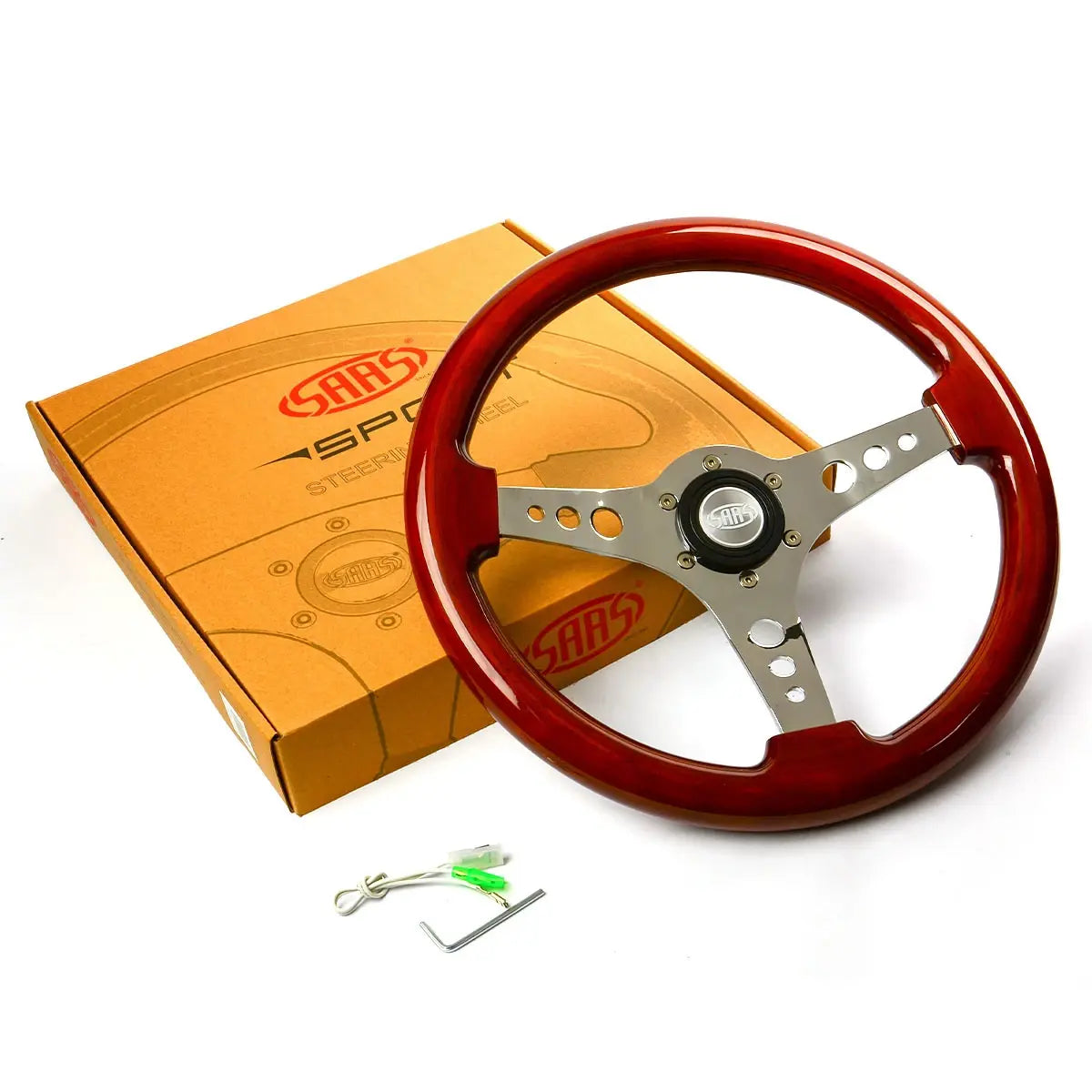 SAAS Steering Wheel Wood 14