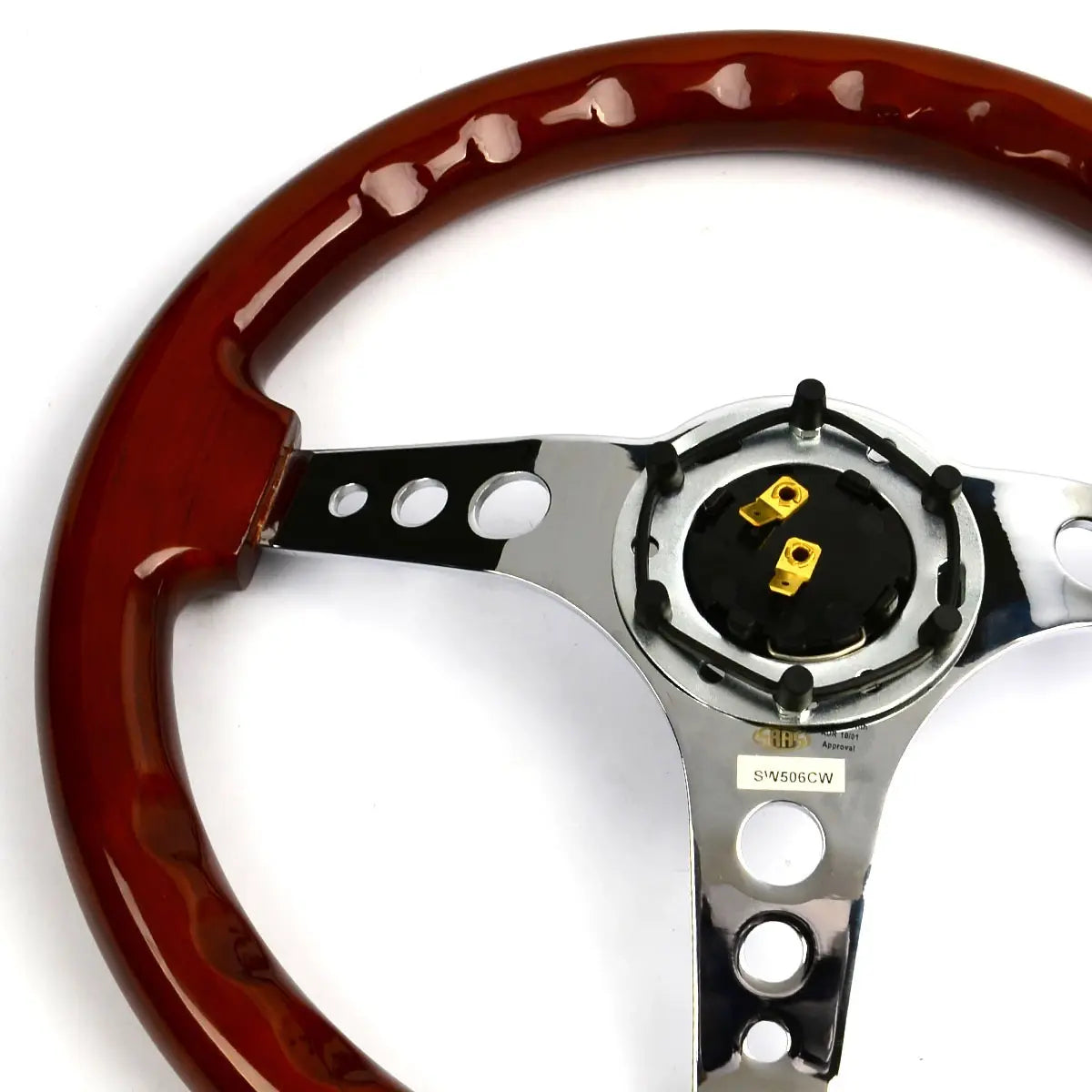 SAAS Steering Wheel Wood 14