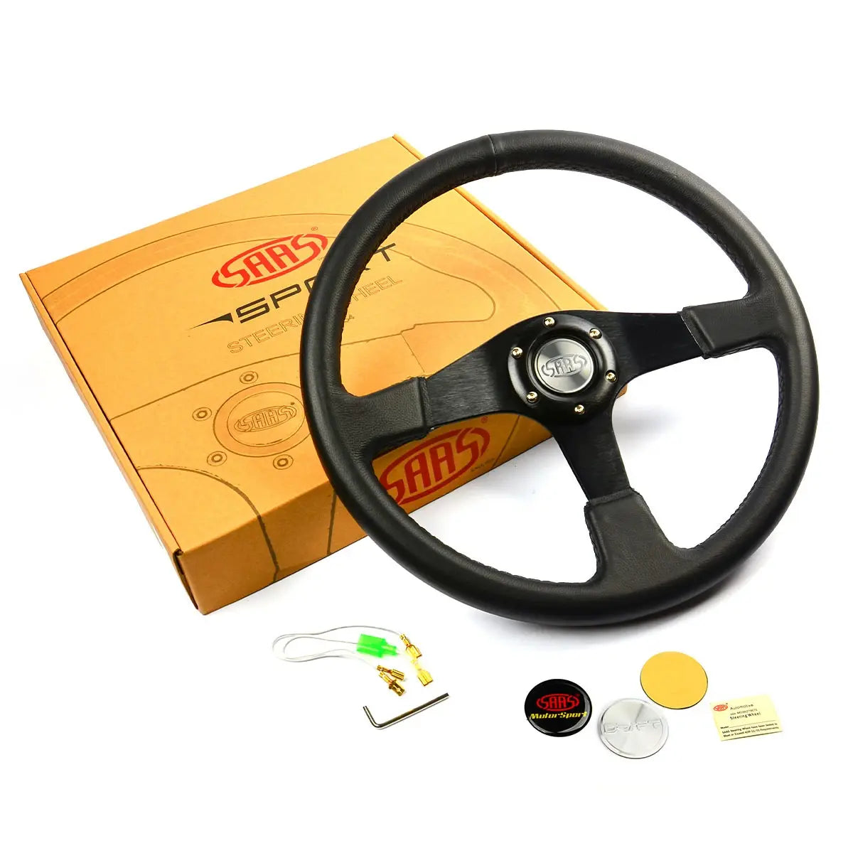 SAAS Steering Wheel Leather 15