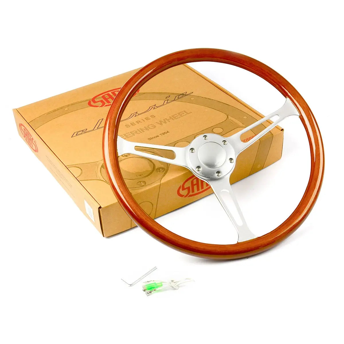 SAAS Steering Wheel Wood 15