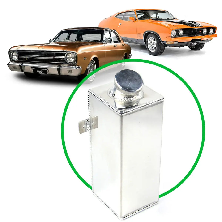 SAAS Windscreen Washer Bottle Polished Alloy XR to XC Universal SWT2001 - view 1