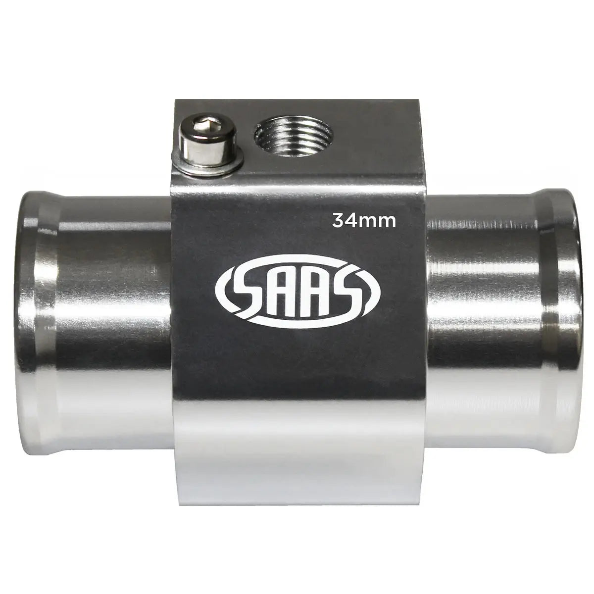 SAAS Water Temp Adapter Rad Hose 34mm Aluminium SWTA34 - view 1