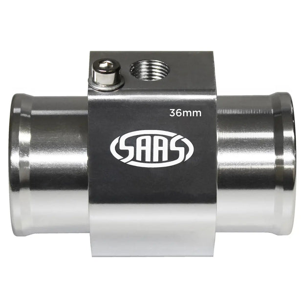 SAAS Water Temp Adapter Rad Hose 36mm Aluminium SWTA36 - view 1