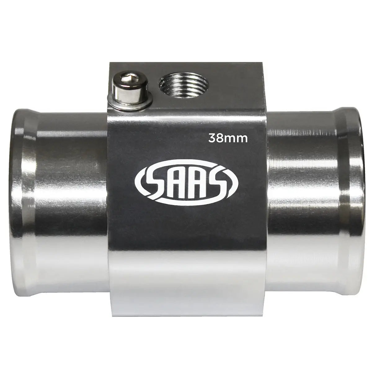 SAAS Water Temp Adapter Rad Hose 38mm Aluminium SWTA38 - view 1