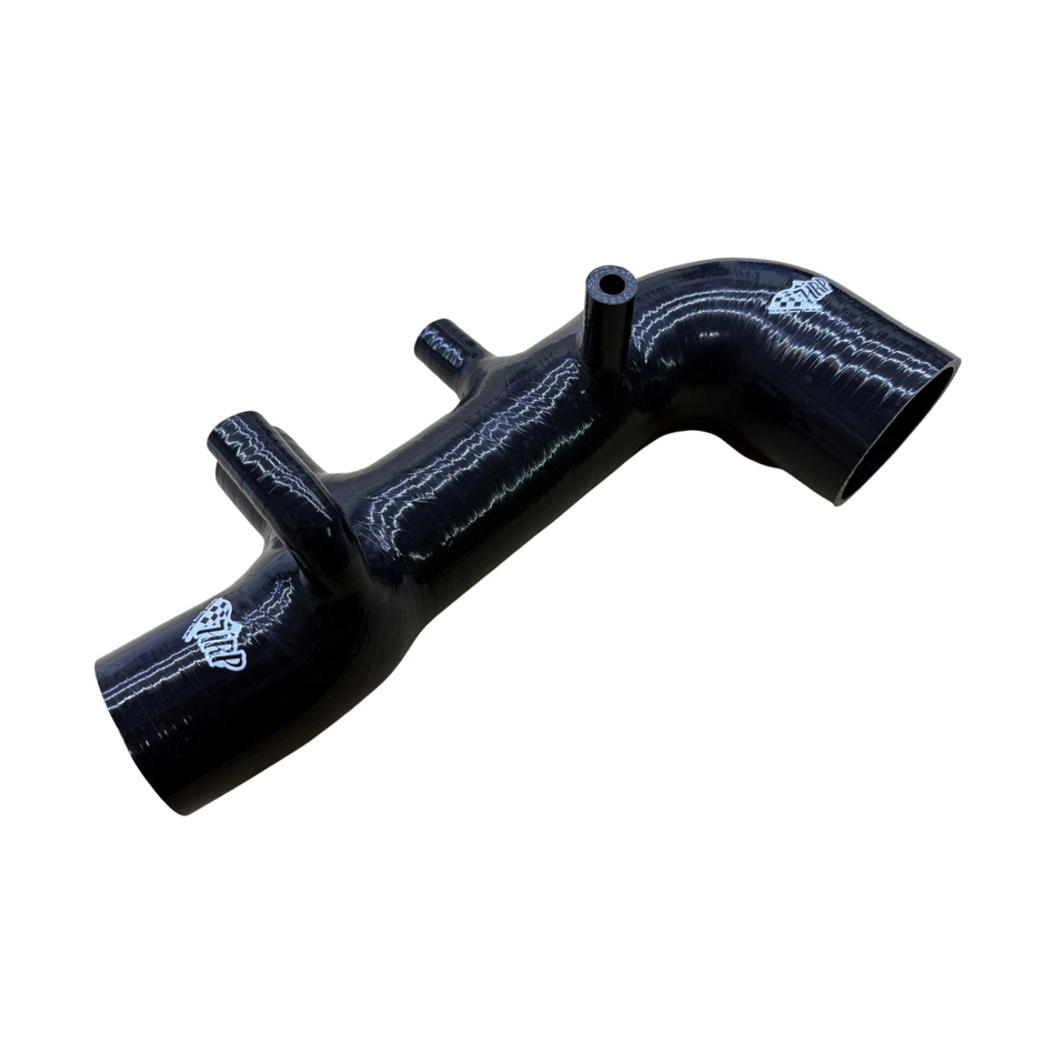 HRP black silicone turbo inlet hose for Subaru Impreza GC8 EJ20 WRX/STi Version 5–6, HRP-KL-1293