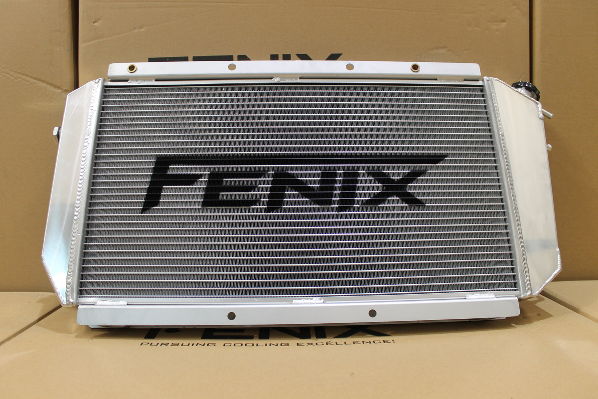 Subaru Brumby Full Alloy Performance Radiator – reverse radiator view – original Fenix photograph