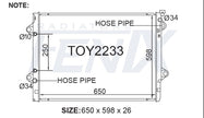 Toyota Landcruiser Prado GRJ120 RZJ120 Radiator — TOY2233-PA26A — manufacturer main image