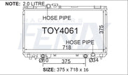 Lexus IS200 Radiator — TOY4061-PA16A — manufacturer main image