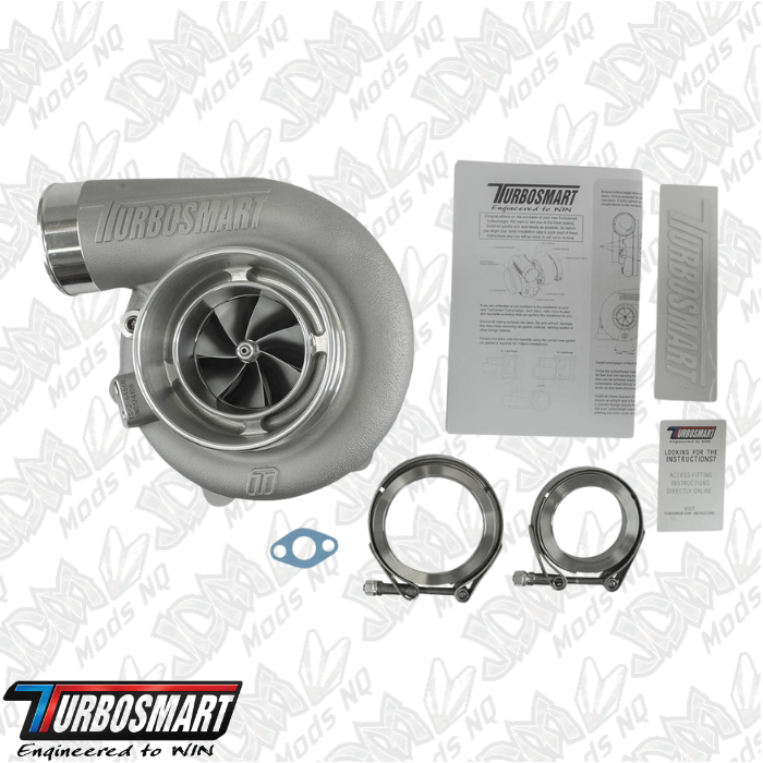 TS-2 Turbocharger (Water Cooled) 6466 V-Band Reverse Rotation 0.82AR Externally Wastegated TS-2-6466B-VR082E