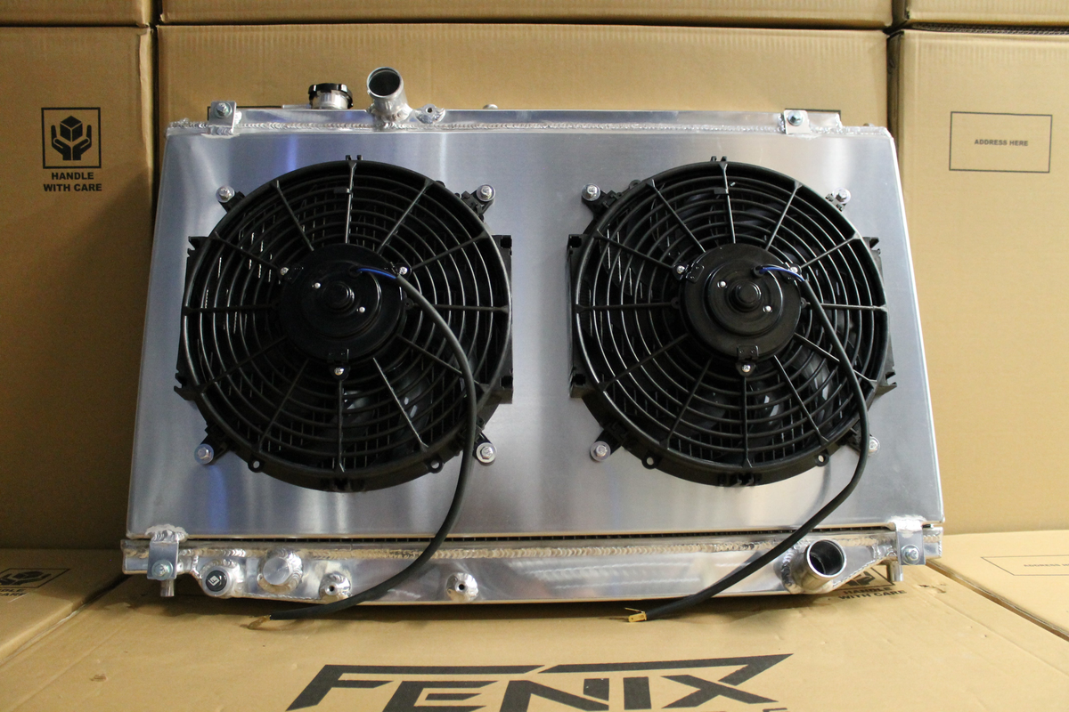 Toyota Supra JZA80 Full Alloy Performance Radiator & Fan Shroud Kit – original manufacturer photograph