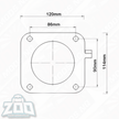 Toyota 2JZ 80mm Black Throttle Body