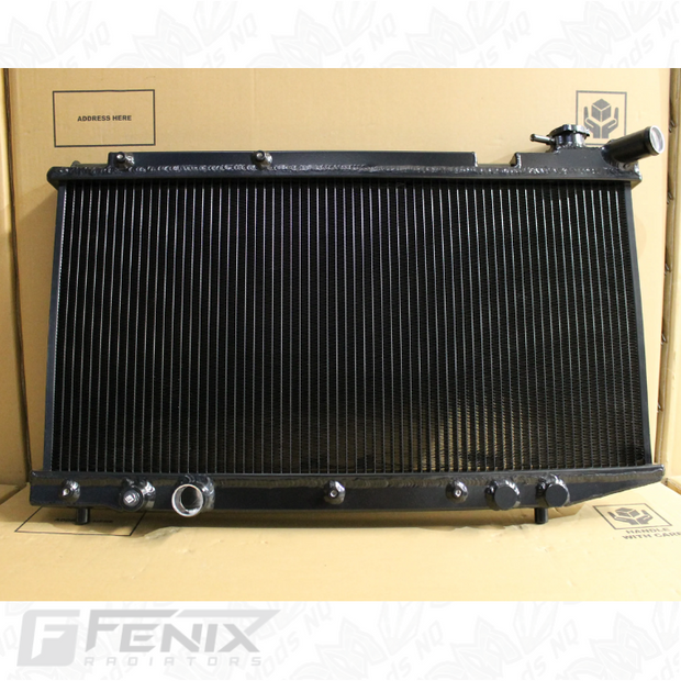 Toyota AE93 Corolla 4A-GE Full Alloy Performance Radiator - Black