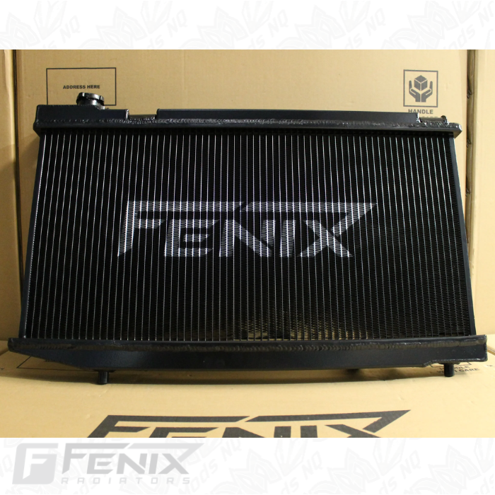 Toyota AE93 Corolla 4A-GE Full Alloy Performance Radiator - Black