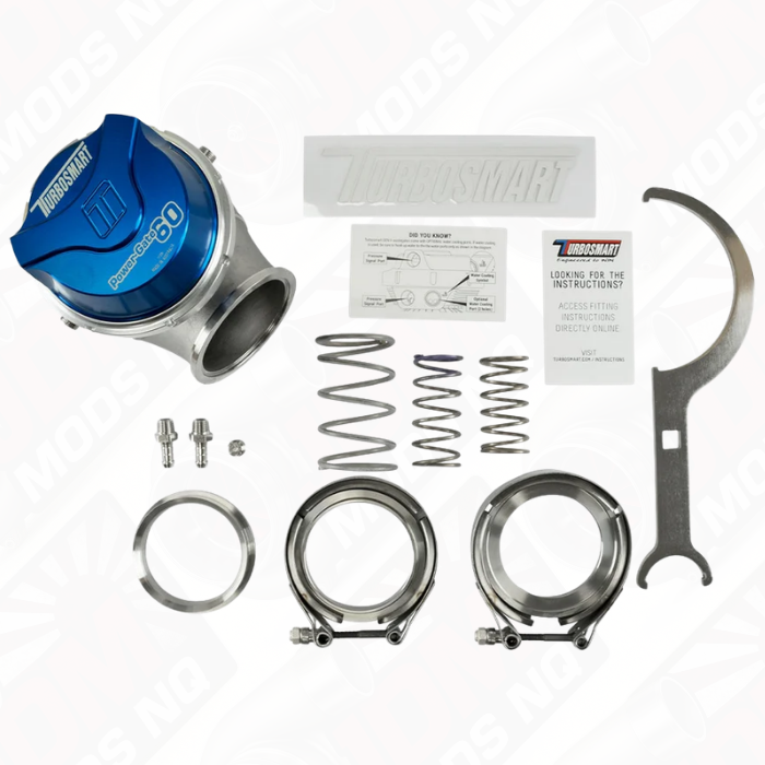 Turbosmart GenV PowerGate60 14psi External Wastegate (Blue) TS-0555-1011