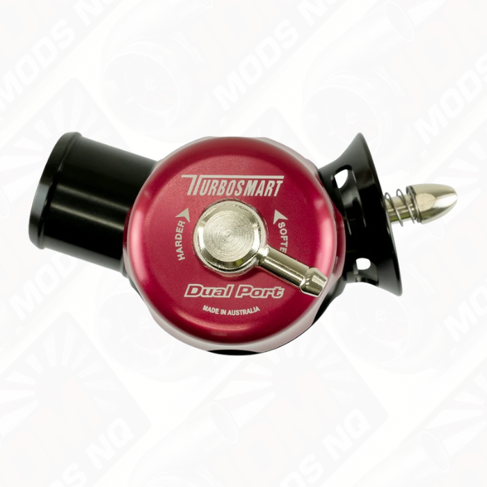 Turbosmart Smart Port Dual Port Mitsubishi EVO IV to X - Red/Black TS-0215-1022