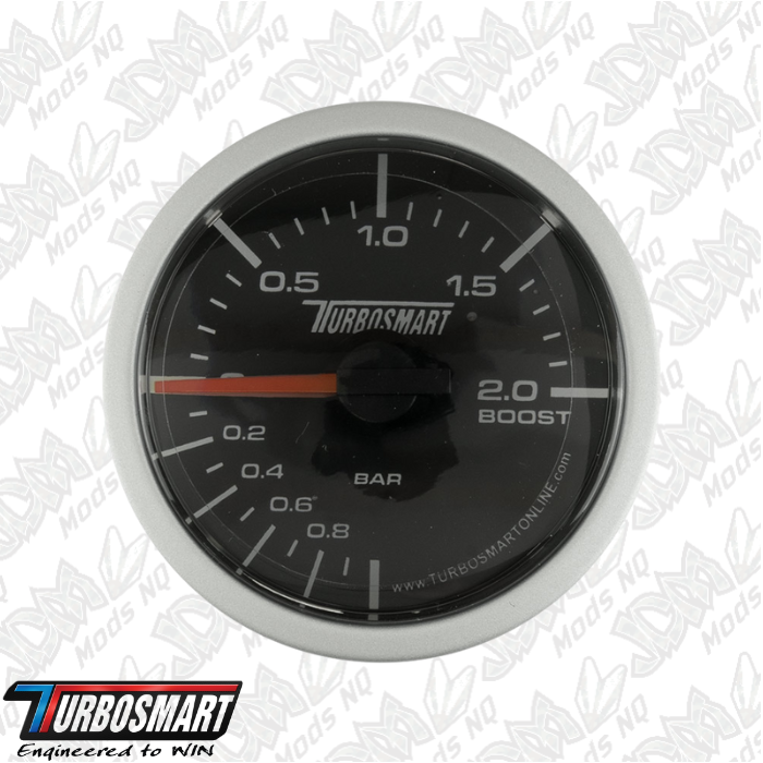 Turbosmart Boost Gauge 0-2 BAR 52mm – 2 1/16″ TS-0101-2025