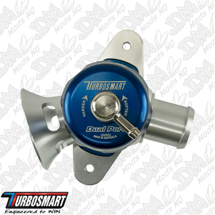 Turbosmart Dual Port BOV Suits Mazda/Subaru-Blue TS-0205-1009