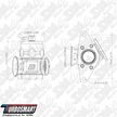 Turbosmart Dual Port Subaru - Blue TS-0205-1015