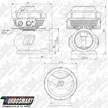 Turbosmart GenV CompGate40CG ‘Compressed Gas’ 5psi External Wastegate (Black) TS-0552-1202