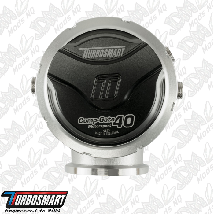 Turbosmart GenV CompGate40M ‘Motorsport’ 14psi External Wastegate (Black) TS-0552-1102