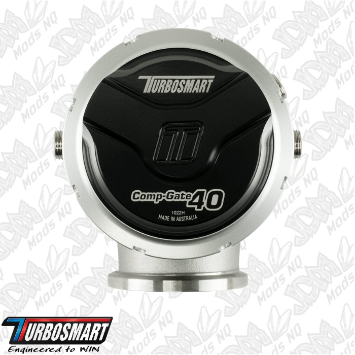Turbosmart GenV CompGate40 14psi External Wastegate (Black) TS-0552-1012