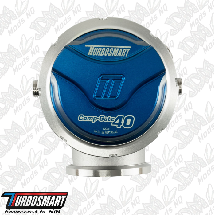Turbosmart GenV CompGate40 14psi External Wastegate (Blue) TS-0552-1011