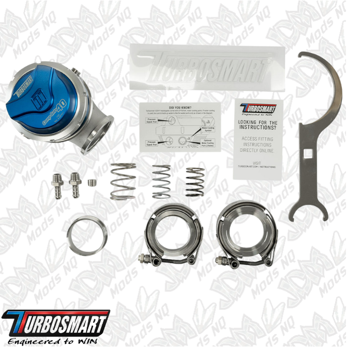 Turbosmart GenV CompGate40 14psi External Wastegate (Blue) TS-0552-1011