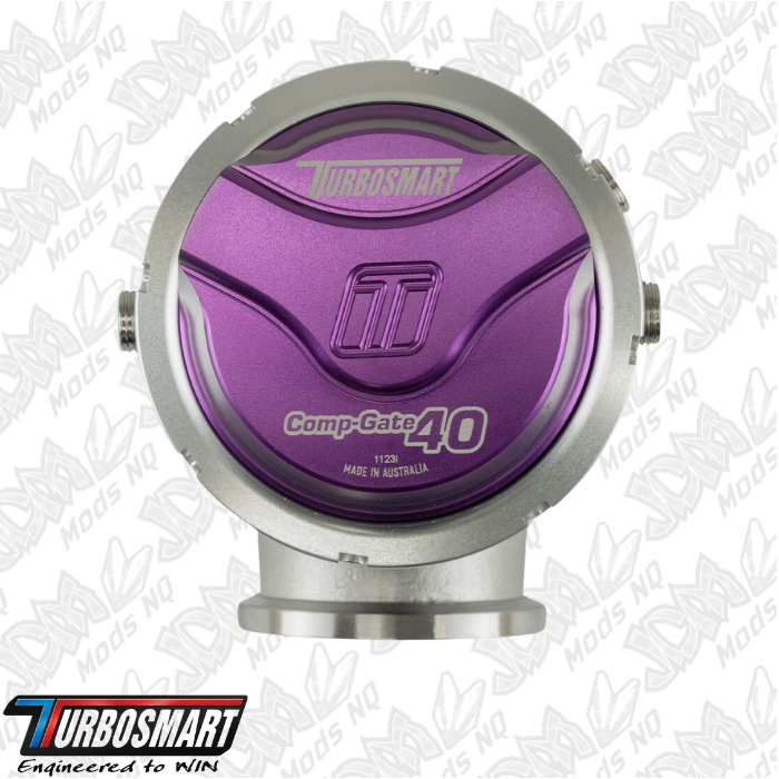 Turbosmart GenV CompGate40 14psi External Wastegate (Purple) TS-0552-1013