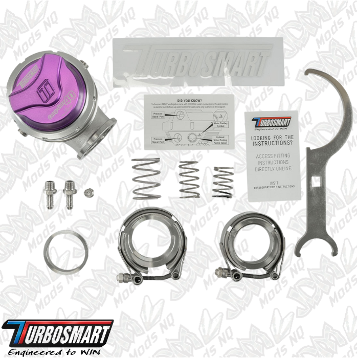 Turbosmart GenV CompGate40 14psi External Wastegate (Purple) TS-0552-1013
