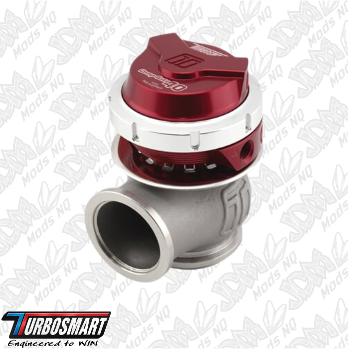 Turbosmart GenV CompGate40 14psi External Wastegate (Red) TS-0552-1014