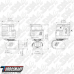 Turbosmart GenV Electronic HyperGate45 External Wastegate TS-0553-1502