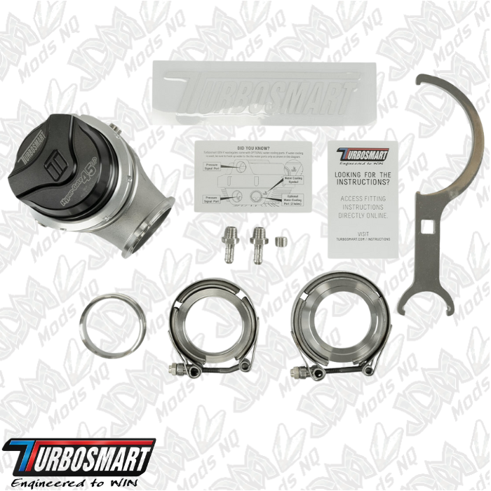 Turbosmart GenV HyperGate45HP ‘High Pressure’ 35psi External Wastegate (Black) TS-0553-1312
